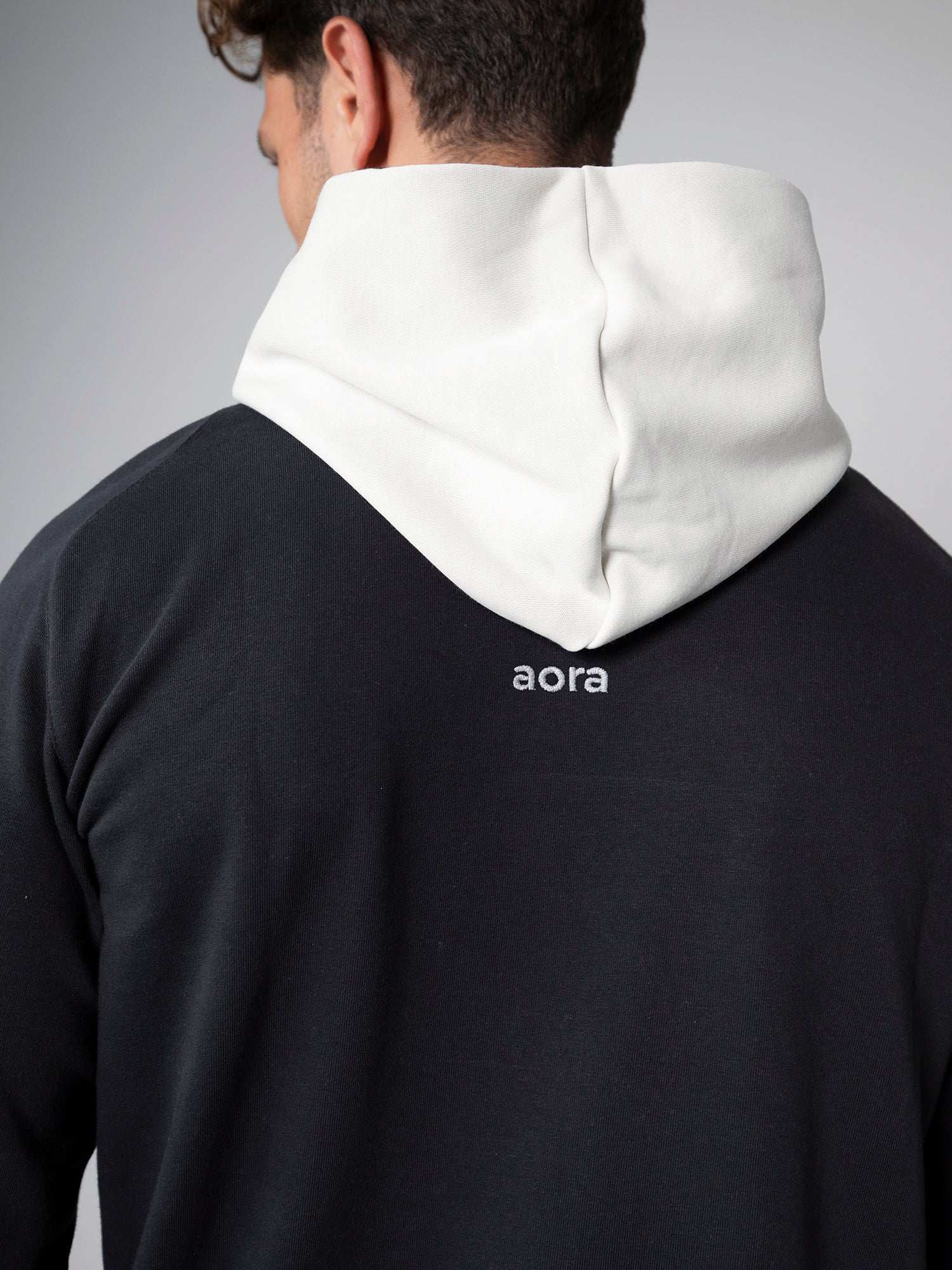 UNISEX CHROME QAZE BI-COLOR HOODIE For Men - Aora Activewear Shop online in Dubai