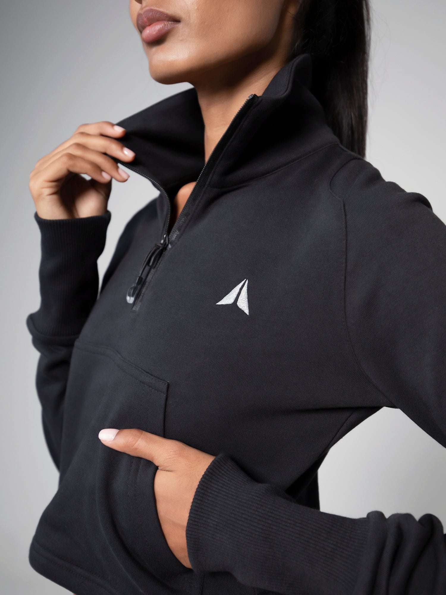 MIHO HALF ZIP SWEATER For Women - Aora Athliesure Shop online in Abu dhabi