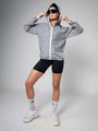 REFLECTIVE WINDBREAKER JACKET For Women - Aora Athliesure Shop online in Dubai