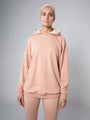 UNISEX CHROME QAZE BI-COLOR HOODIE For Women - Aora Activewear Shop online in UAE