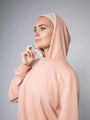 UNISEX CHROME QAZE BI-COLOR HOODIE For Women - Aora Activewear Shop online in UAE