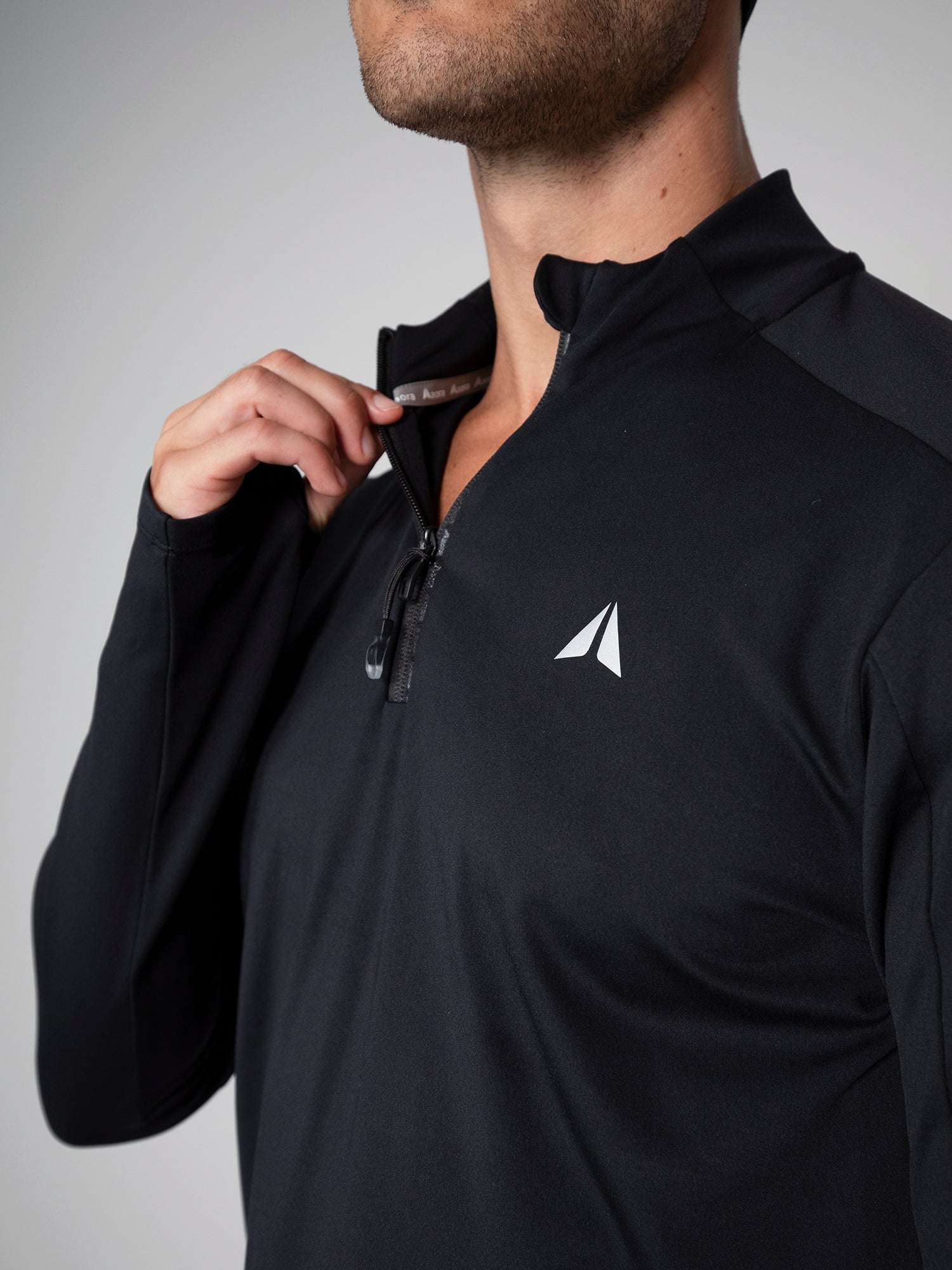 HALF ZIP 365 LONGSLEEVE For men - Aora Activewear Shop online in Dubai