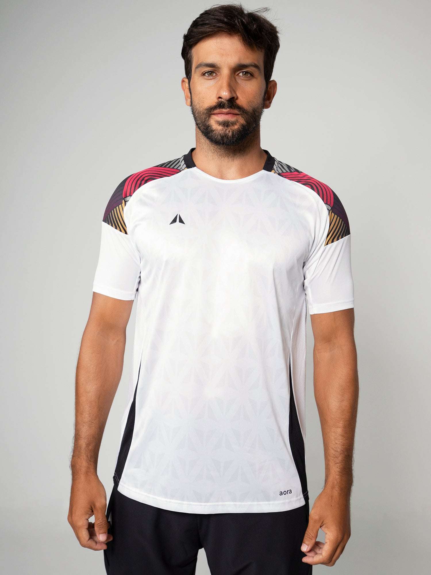 SOCCER JERSEY V6 - WHITE For Men - Aora Activewear Shop online in Abu Dhabi